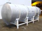 Used Perry Products Tank, 4700 Gallon, 304 Stainless Steel, Horizontal. Approximately 76