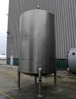 Used- Perry Products Tank, 2000 Gallon, 316 Stainless Steel, Vertical. 76