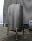 Used Perry Products Tank, 2000 Gallon, 316 Stainless Steel, Vertical. 76