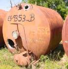USED:Pfaudler tank, 2000 gallon, stainless steel, horizontal. Approx88