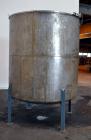 Used Pfaudler Permutit Canada Tank, 1000 Imperial Gallons (1200 US Gallons), 304 Stainless Steel, Vertical. 68’’ Diameter x 70’’ straight side. Flat open top with a 1 piece 1/4 hinged cover, dished b...