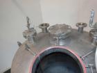 Used Precision Stainless Pressure Tank, 1000 Gallon, 304L Stainless Steel, Vertical. 66