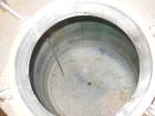 Used Precision Stainless Pressure Tank, 1000 Gallon, 304L Stainless Steel, Vertical. 66