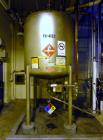 Used Precision Stainless Pressure Tank, 1000 Gallon, 304L Stainless Steel, Vertical. 66