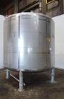 Used Precision Stainless Pressure Tank, 4000 Gallon, 304L Stainless Steel, Vertical. 108