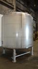 Used Precision Stainless Pressure Tank, 4000 Gallon, 304L Stainless Steel, Vertical. 108