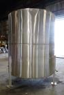 Used Precision Tank, Approximately 2200 Gallon, 304 Stainless Steel, Vertical.