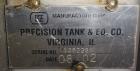 Used Precision Tank, Approximately 2200 Gallon, 304 Stainless Steel, Vertical.
