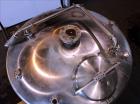 Used Precision Stainless Mixing Tank, 1,500 Gallon, 316 Stainless Steel, Vertical. Approximate 74