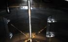 Used Precision Stainless Mixing Tank, 1,500 Gallon, 316 Stainless Steel, Vertical. Approximate 74