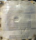 Used Precision Stainless Mixing Tank, 1,500 Gallon, 316 Stainless Steel, Vertical. Approximate 74