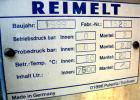 Used Reimelt Pressure Tank, 1981 Gallon (7500 Liter), 304 Stainless Steel, Vertical. 72