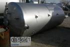 USED: Reimelt pressure tank, 1849 gallon (7000 liter), 304 stainless steel, vertical. 64
