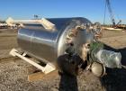 Roben Stainless Steel Mix Tank. Approximately 1,400 Gallon Capacity