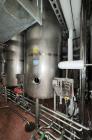 Used Robert Mitchell Jacketed Tank, Approximate 1150 Gallon, 304 Stainless Steel