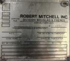 Used Robert Mitchell Jacketed Tank, Approximate 1150 Gallon, 304 Stainless Steel
