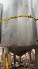 Used Robert Mitchell Jacketed Tank, Approximate 1150 Gallon, 304 Stainless Steel