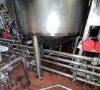 Used Robert Mitchell Jacketed Tank, Approximate 1150 Gallon, 304 Stainless Steel
