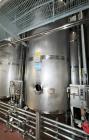 Used Robert Mitchell Jacketed Tank, Approximate 1150 Gallon, 304 Stainless Steel