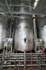 Used Robert Mitchell Jacketed Tank, Approximate 1150 Gallon, 304 Stainless Steel