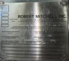 Used Robert Mitchell Jacketed Tank, Approximate 1150 Gallon, 304 Stainless Steel
