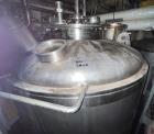 Used Robert Mitchell Jacketed Tank, Approximate 1150 Gallon, 304 Stainless Steel