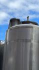 Used Robert Mitchell Jacketed Tank, Approximate 1150 Gallon, 304 Stainless Steel