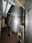Used Robert Mitchell Jacketed Tank, Approximate 1150 Gallon, 304 Stainless Steel