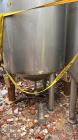 Used Robert Mitchell Jacketed Tank, Approximate 1150 Gallon, 304 Stainless Steel