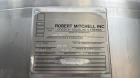 Used Robert Mitchell Balance Jacketed Tank, Approximate 1700 Gallon, 304 Stainle