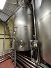Used Robert Mitchell Balance Jacketed Tank, Approximate 1700 Gallon, 304 Stainle