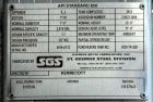 Unused- SGS St. George Steel API Standard 650 Tank, 2,015 Gallon, 316 Stainless Steel, Vertical. Approximate 84” Diameter x 70” straight side, flat top, 60 degree coned bottom. Serial# 4514-A112, bui...
