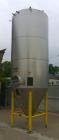 Used 2,000 Gallon Santa Rosa Stainless Steel Jacketed Vertical Tank – 20 PSI MAWP, Three-Zone