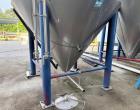 Used Santa Rosa 4,650 Gallon (150 BBL) Stainless Steel Jacketed Fermenter Tank – Vertical Cone Bottom Fermentation Vessel