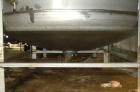 Used Sovereign Stainless Fabricators Pressure Tank, 3500 gallon, 316 stainless steel, vertical. Approximate 84