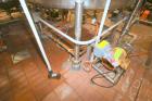 Used St. Regis Aprox. 1,000 Gal. Single Wall Tank, Serial # 11407, Dome Top/Cone Bottom, Mounted on Stainless Steel Legs & Load Cells, with Fairbanks Digitial Read Out, with Top Mounted Agitation Mot...