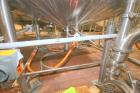 Used-St. Regis Aprox. 1,000 Gal. Single Wall Tank, Serial # 11407, Dome Top/Cone Bottom, Mounted on Stainless Steel Legs & L...