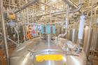 Used St. Regis Aprox. 1,000 Gal. Single Wall Tank, Serial # 11407, Dome Top/Cone Bottom, Mounted on Stainless Steel Legs & Load Cells, with Fairbanks Digitial Read Out, with Top Mounted Agitation Mot...