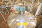 Used St. Regis Aprox. 1,000 Gal. Single Wall Tank, Serial # 11407, Dome Top/Cone Bottom, Mounted on Stainless Steel Legs & Load Cells, with Fairbanks Digitial Read Out, with Top Mounted Agitation Mot...