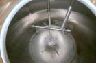 Used St. Regis Aprox. 1,000 Gal. Single Wall Tank, Serial # 11407, Dome Top/Cone Bottom, Mounted on Stainless Steel Legs & Load Cells, with Fairbanks Digitial Read Out, with Top Mounted Agitation Mot...