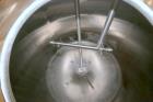 Used-St. Regis Aprox. 1,000 Gal. Single Wall Tank, Serial # 11407, Dome Top/Cone Bottom, Mounted on Stainless Steel Legs & L...