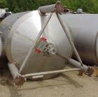 Used-Stainless Fabrication 2000 Gallon, 316 stainless steel, tank. Sanitary double motion / twin action mix tank. 6' diamete...