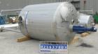 Used Stainless Fabrication Tank, 2,000 gallon, 316L stainless steel. 75