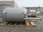 Used Stainless Fab Tank, 2000 Gallon. 316 Stainless steel construction, approximate 78