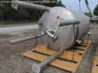 Used Stainless Fab Tank, 2000 Gallon. 316 Stainless steel construction, approximate 78