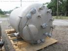 Used Stainless Fab Tank, 2000 Gallon. 316 Stainless steel construction, approximate 78