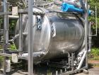 Used Stainless Steel Fabrication Inc. 3,500 Gallon Tank. Design Pres. 0.361 psig @ 200 deg F.  Design Vacuum: 0.736 In HG.   Serial #5368-1. Built 2002.