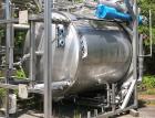 Used-Stainless Steel Fabrication Inc. 3,500 Gallon Tank. Design Pres. 0.361 psig @ 200 deg F.  Design Vacuum: 0.736 In HG.  ...