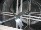 USED:Stainless Fabrication Inc double motion mix tank, 4000 gallon, 316L stainless steel, vertical. 7' diameter x 13' straight side. Dished top, coned bottom, stainless steel agitator bridge with a d...