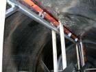 USED:Stainless Fabrication Inc double motion mix tank, 4000 gallon, 316L stainless steel, vertical. 7' diameter x 13' straight side. Dished top, coned bottom, stainless steel agitator bridge with a d...